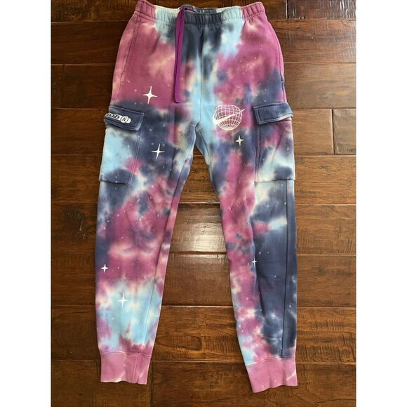 Nike Other - Nike Sportswear Club Space Wave Cargo Sweatpants Joggers Unisex Size Small